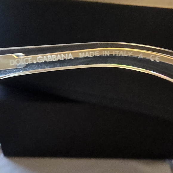 New, In Box, Dolce & Gabbana Gold Sunglasses - Picture 11 of 13